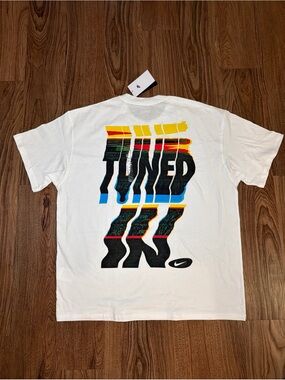 Nike Air Max Plus Tn Shirt White Tuned In Graphic Tee HJ0750-100 Men’s Size XL.